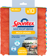 Microfibre multi-usages x10 